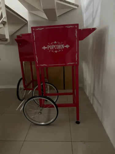 Carrinho para evento pipoca algodão doce churros