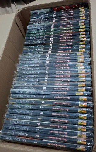 Coleção Dos mangás da Série Ataque Dos Titãs Vol. 1 Ao 34