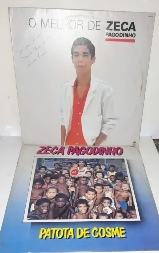 2 Lp´s De Zeca Pagodinho - Patota Do Cosme & O Melhor De Zeca Pagodinho - Em Ótimo Estado