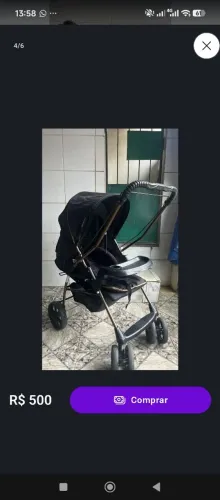 Carrinho de bebê Galzerano