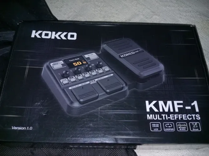 Pedaleira de guitarra kokko kmf 1
