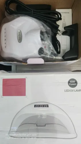 Kit máquina unha de gel lixadeira