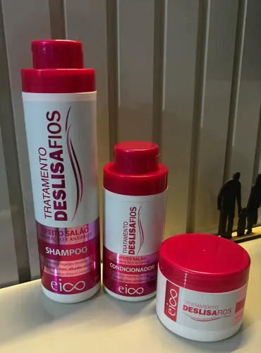 Kit shampoo e condicionador + máscara de brinde 