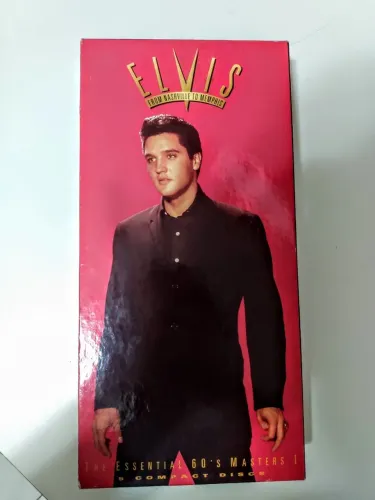 Box CDs Elvis Presley Importado Raridade! Frete grátis! 60 Sucessos do eterno Rei do Rock!