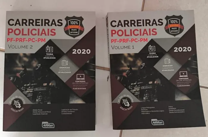 Livros carreiras policiais concurso
