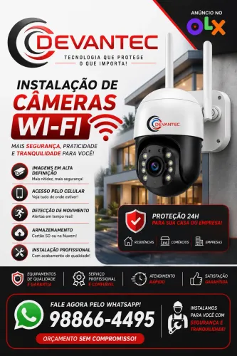 Instalação de Câmeras Wi-Fi | Segurança para sua Casa ou Empresa |