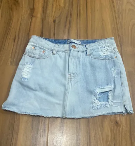 Saia jeans bluesteel - tamanho 38