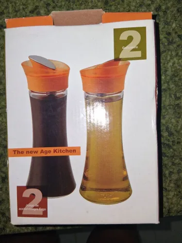 Kit porta azeite e vinagre 200ml cada