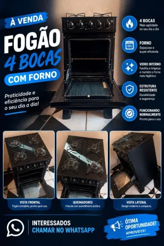 Fogão 4 bocas