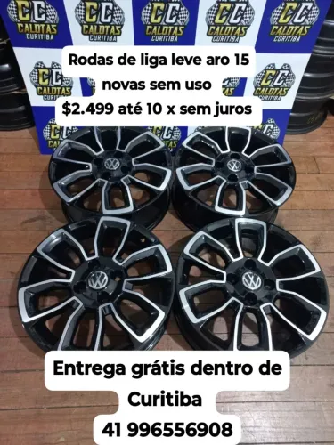 Roda liga leve aro 15 novas furação 4x100 $2.499 até 10 x sem juros entrega grátis
