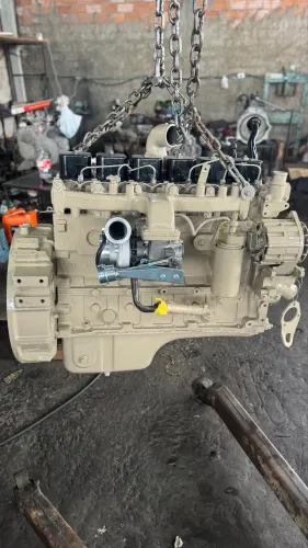 MOTOR CUMMINS SERIE B isB COMPLETO NOTA E GARANTIA
