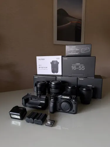 KIT FUJIFILM X-H2S + 4 LENTES PROFISSIONAIS + ACESSÓRIOS