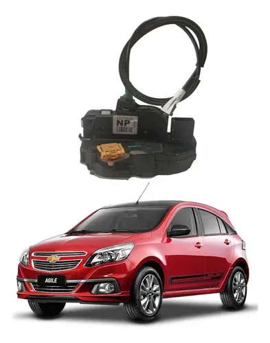 Fechadura Porta Traseira Esquerda Chevrolet Agile 2014