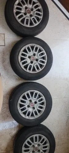 Jogos de rodas fiat aro 13 com calotas originais