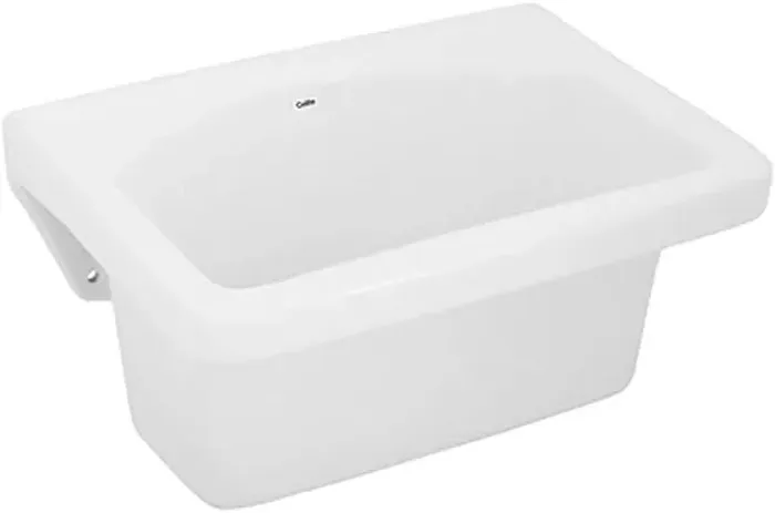 Tanque de louça branco