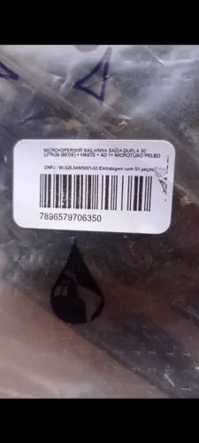 MICROASPERSOR BAILARINA SAÍDA DUPLA 50 LITROS (BEGE) + HASTE + AD 1+ MICROTUBO PELBD
