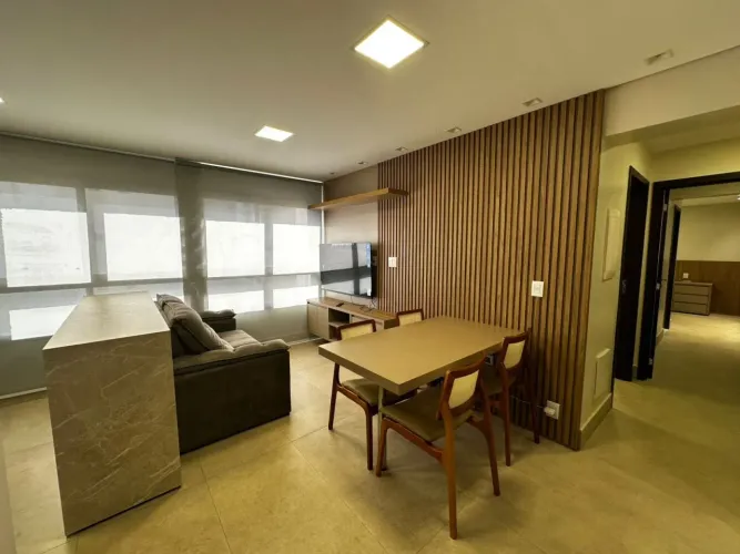 Apartamento mobiliado para locação, 02 suítes - Spot Marista, Setor Marista, Goiânia, GO