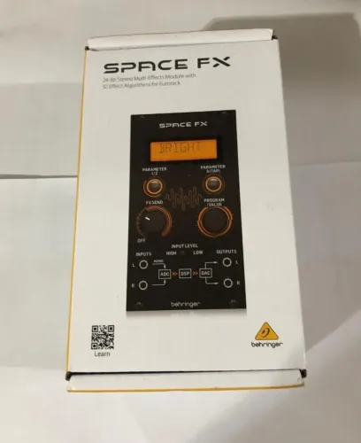 MÓDULO EURORACK BEHRINGER PROCESSADOR DE EFEITOS SPACE FX ESTÉREO