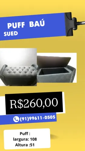 Puff baú 