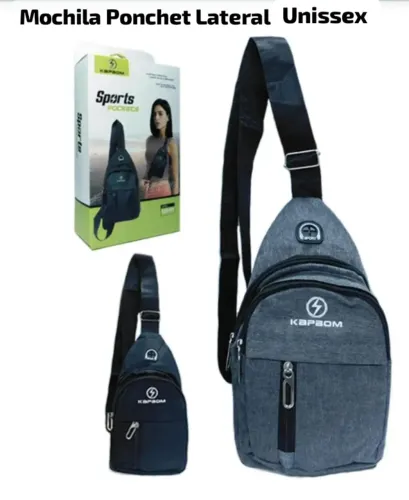 Bolsa Ponchet Mochila lateral Unissex