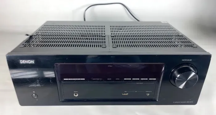  Receiver Denon AVR-1513  Preto 127v LEIA DESCR.