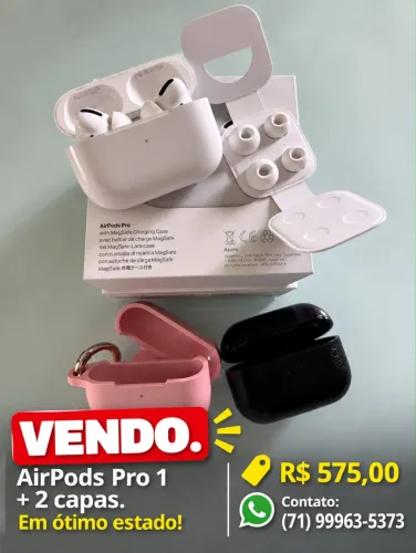 AirPods Pro 1 + 2 capas