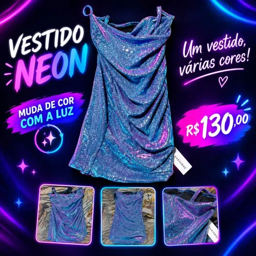 Vestido Neon