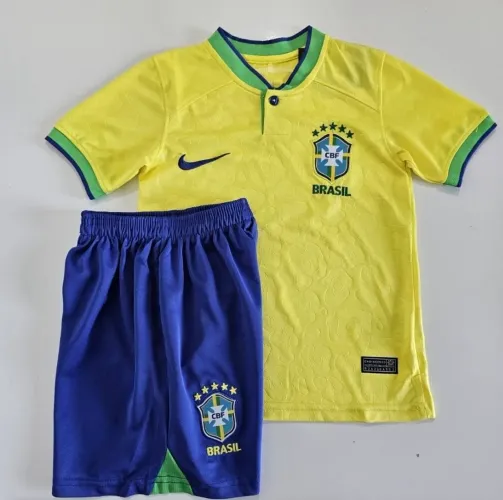 Conjunto Infantil Brasil Copa 2022