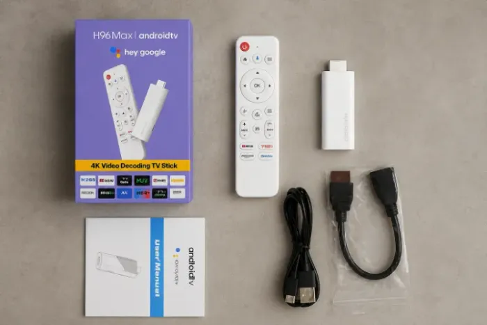 APARELHO SMART 4K ANDROID Wi-Fi 5G + CONTROLE