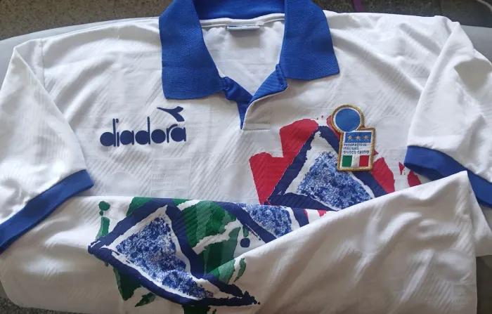 Camisa Seleção Itália Diadora Copa 1994 Estados Unidos Made in Italy Tam. G Frete Grátis