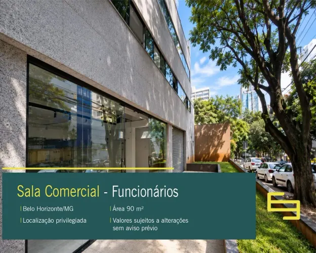 Sala Comercial à venda no Bairro Funcionários em Belo Horizonte/MG