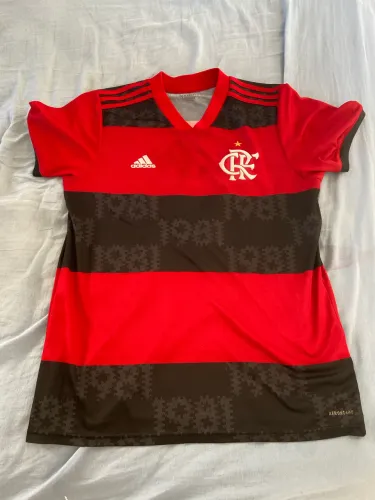 Camisa I temporada 2021/2022 Flamengo original usado.
