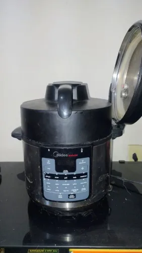 Panela Multi CookFryer Exclusive Midea Pressão e Airfryer (Tampa Airfryer não esquenta)
