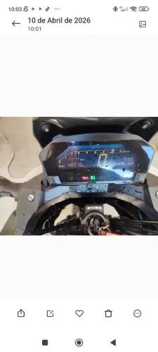 Moto não usada no dia a dia. 