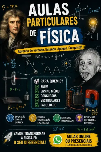 Aulas Particulares de Física | ENEM, Vestibular, Ensino Médio e Faculdade