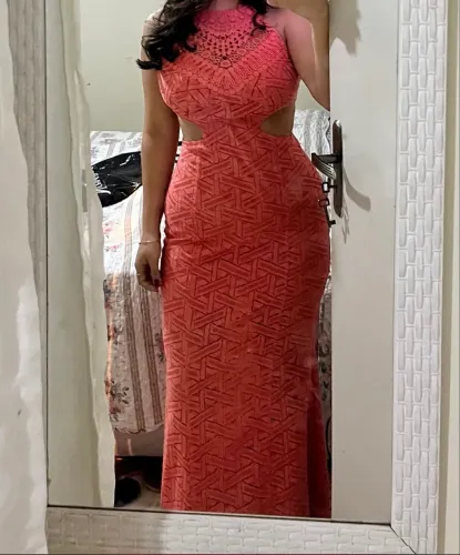 Vestido longo para festas. TAM M
