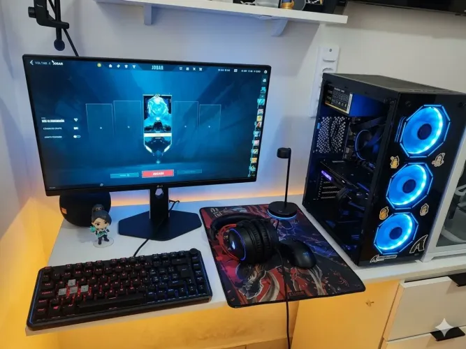 Pc Gamer completo 12100 ° i3, GTX 1660 Super, Xiaomi 24"i 16 RAM