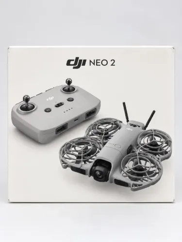 Drone DJI Neo 2 + Controle + 3 Baterias + Hub Carregador, na caixa.