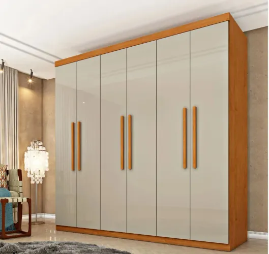 Guarda roupa casal 6 portas tcil lagos