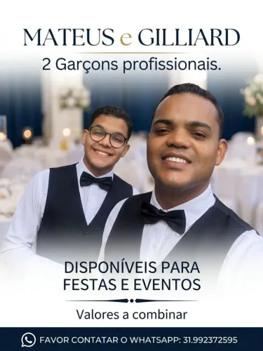 2 Garçons profissionais