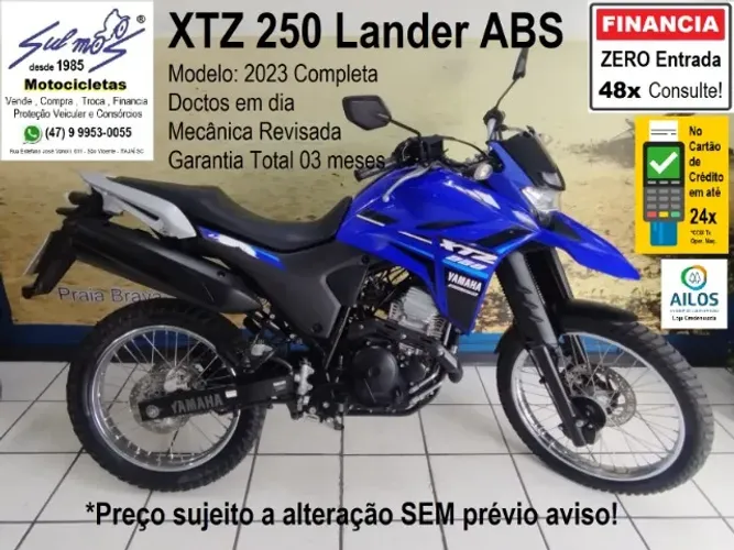 Yamaha XTZ 250 Lander ABS 2023 # Vendo, Troco e Financia até 48x. Consulte!