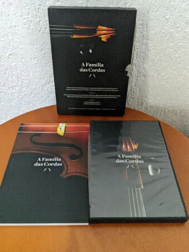 DVD + Livro A Família das Cordas - Selo Sesc (Raro / Colecionador)