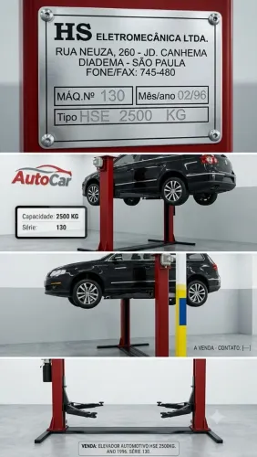Elevador Automotivo Profissional HS - 2.500 kg