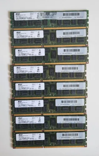 08 Módulos de memória HPE 500205-271 - 8GB 2Rx4 PC3-10600R Smart