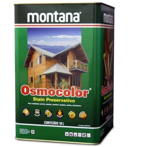 VENDO STAIN OSMOCOLOR MONTANA COR INCOLOR UV GLASS 18 LITROS R$ 600 .