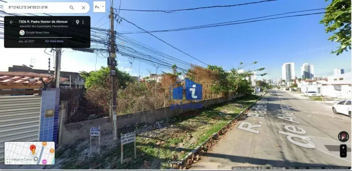 Terreno plano com 1.800 m² em Candeias, Jaboatão dos Guararapes - PE