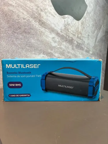 Caixa de Som Multilaser Bazooka 50W RMS (modelo SP350),
