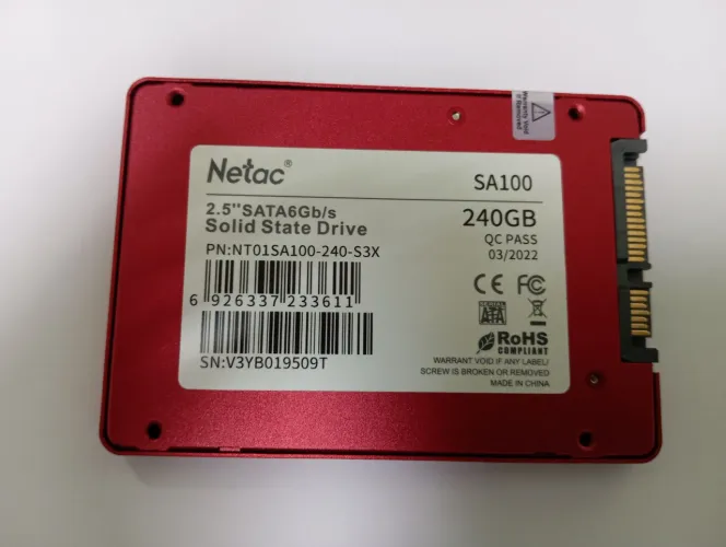 SSD NETAC 240gb 2.5