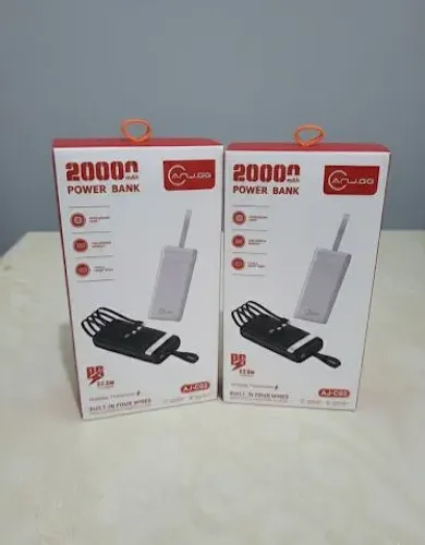 Power Bank Universal 20.000mAh - Lanterna Integrada