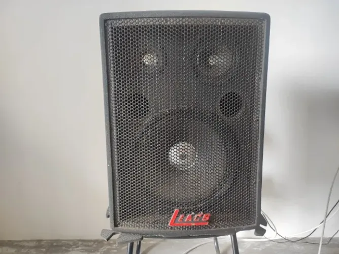 Caixa de som passiva Leacs alto falante 15 polegadas 3 vias 600w